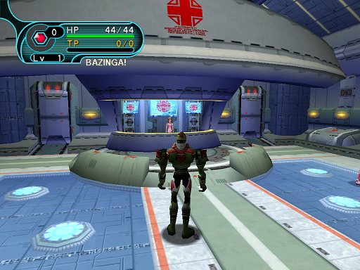 Phantasy Star Online - Medical Center - A HUcast enters the medical center